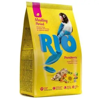 Купить Рио сухой корм для средних попугаев во время линьки